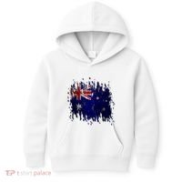 Australia Grunge Flag Kids Hoodie thumb 0