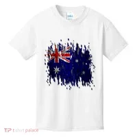 Australia Grunge Flag Kids T-Shirt thumb 0