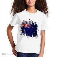 Australia Grunge Flag Kids T-Shirt thumb 2
