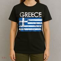 Authentic Greek Flag Souvenir Celebrate Greece's Heritage T-Shirt thumb 4