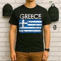 Authentic Greek Flag Souvenir Celebrate Greece's Heritage T-Shirt thumb 6
