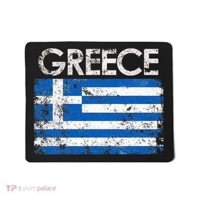 Authentic Greek Flag Souvenir Celebrate Greece's Heritage Mousepad