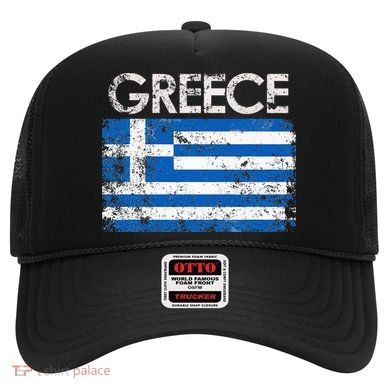 Authentic Greek Flag Souvenir Celebrate Greece's Heritage Hat