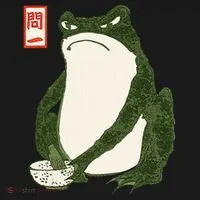 Aesthetic Grumpy Frog Famous Japanese Art Toad Bucket Hat thumb 4