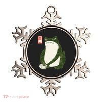 Aesthetic Grumpy Frog Famous Japanese Art Toad Ornament thumb 0