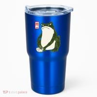 Aesthetic Grumpy Frog Famous Japanese Art Toad Tumbler thumb 0