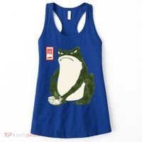 Aesthetic Grumpy Frog Famous Japanese Art Toad Women's Tank Top thumb 0
