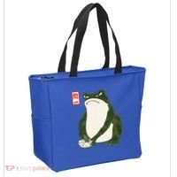 Aesthetic Grumpy Frog Famous Japanese Art Toad Tote Bag thumb 2