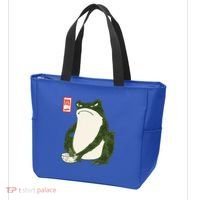 Aesthetic Grumpy Frog Famous Japanese Art Toad Tote Bag thumb 3