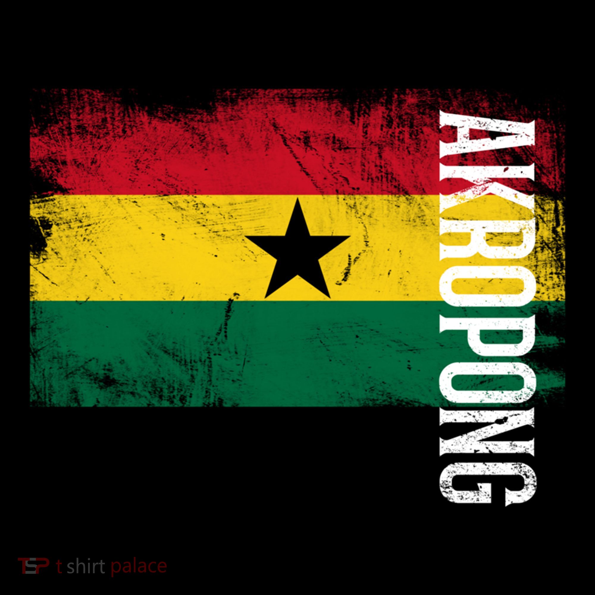 Akropong Ghana Flag Gift For Ghanaians Meaningful Gift Coffee Mug