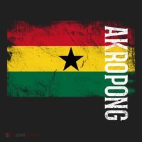 Akropong Ghana Flag Gift For Ghanaians Meaningful Gift Hat thumb 2