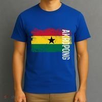 Akropong Ghana Flag Gift For Ghanaians Meaningful Gift T-Shirt thumb 3