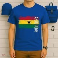 Akropong Ghana Flag Gift For Ghanaians Meaningful Gift T-Shirt thumb 6