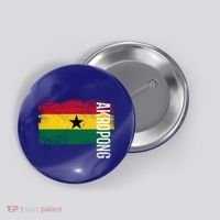 Akropong Ghana Flag Gift For Ghanaians Meaningful Gift Button thumb 0