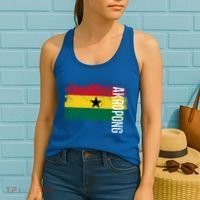 Akropong Ghana Flag Gift For Ghanaians Meaningful Gift Women's Tank Top thumb 2