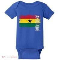 Akropong Ghana Flag Gift For Ghanaians Meaningful Gift Baby Bodysuit thumb 0