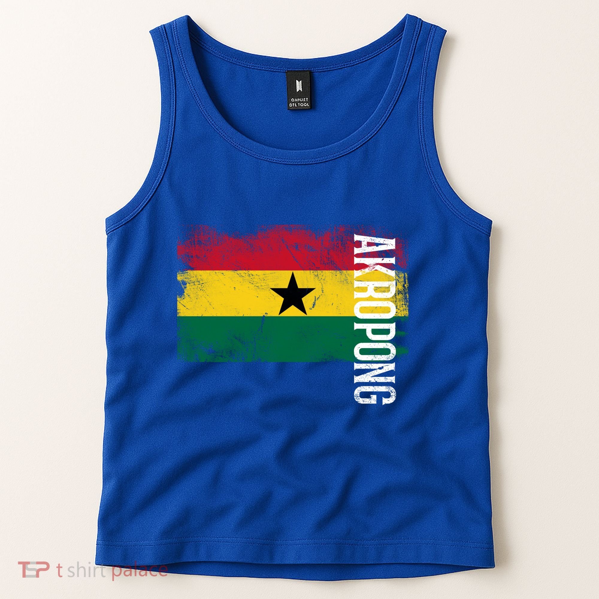 Akropong Ghana Flag Gift For Ghanaians Meaningful Gift Tank Top