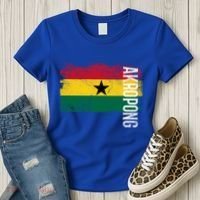 Akropong Ghana Flag Gift For Ghanaians Meaningful Gift Women's T-Shirt thumb 3