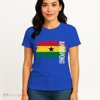 Akropong Ghana Flag Gift For Ghanaians Meaningful Gift Women's T-Shirt thumb 4