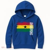 Akropong Ghana Flag Gift For Ghanaians Meaningful Gift Kids Hoodie thumb 0