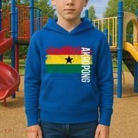 Akropong Ghana Flag Gift For Ghanaians Meaningful Gift Kids Hoodie thumb 2