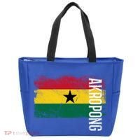 Akropong Ghana Flag Gift For Ghanaians Meaningful Gift Tote Bag thumb 0
