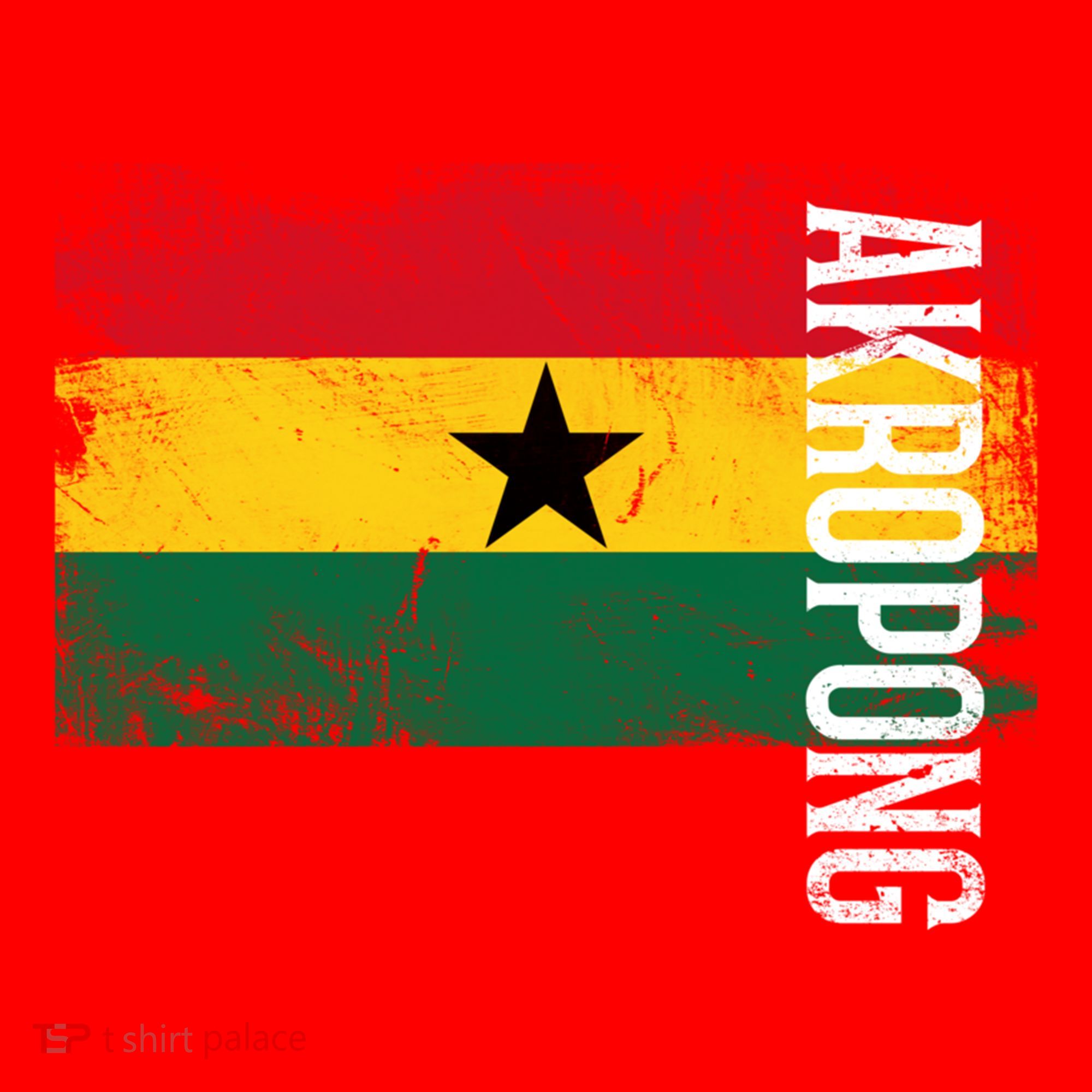 Akropong Ghana Flag Gift For Ghanaians Meaningful Gift Santa Hat