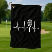 A Gift For Tennis Lovers Golf Towel thumb 1