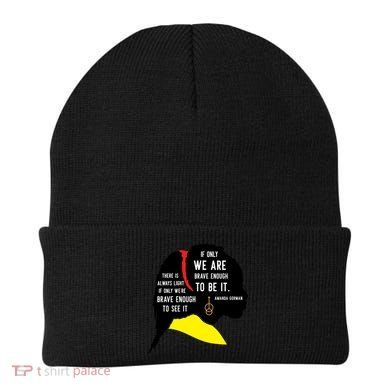 Amanda Gorman For Black History Month Gift Beanie