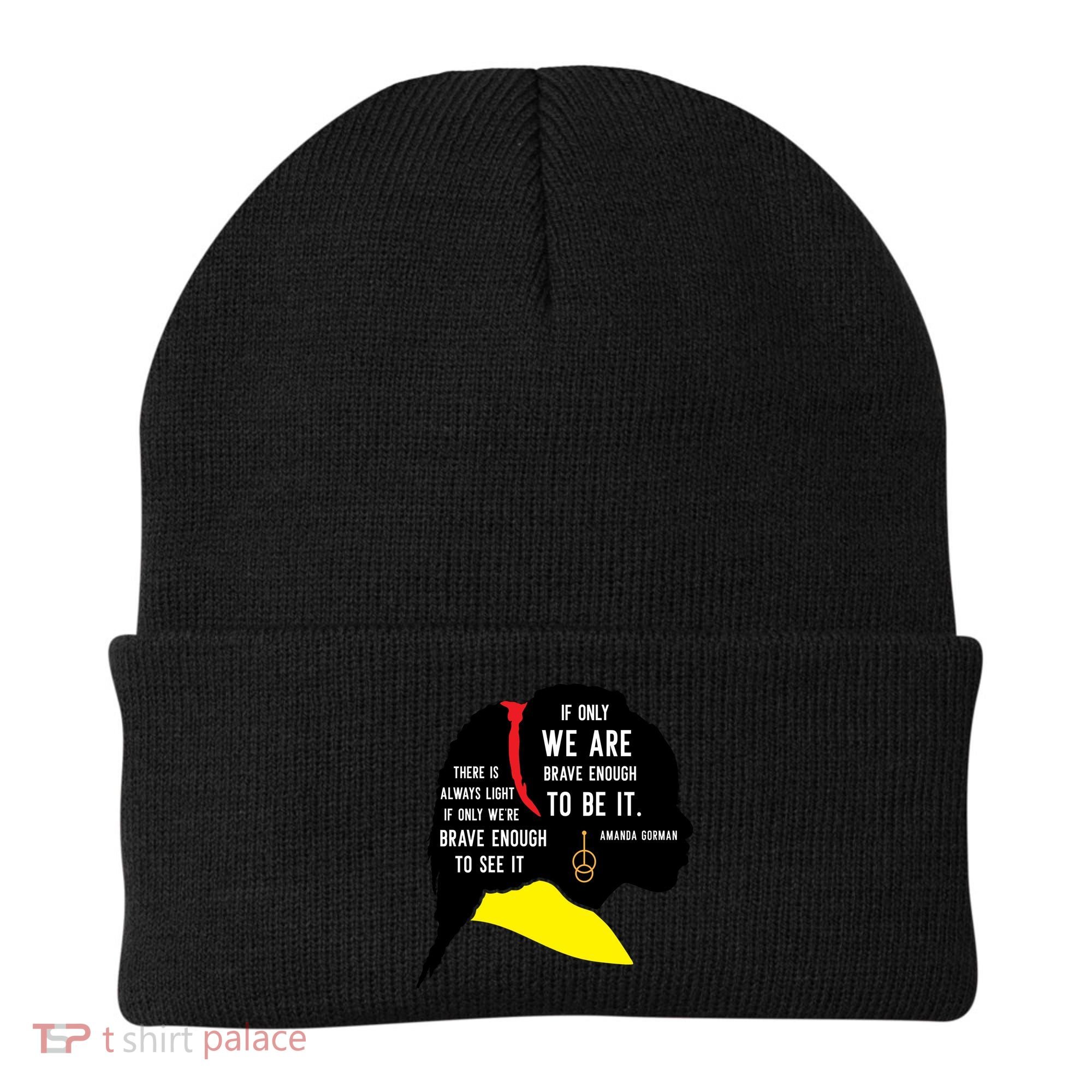 Amanda Gorman For Black History Month Gift Beanie