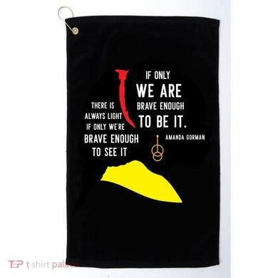 Amanda Gorman For Black History Month Gift Golf Towel