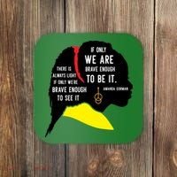 Amanda Gorman For Black History Month Gift Coaster thumb 0