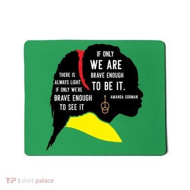 Amanda Gorman For Black History Month Gift Mousepad