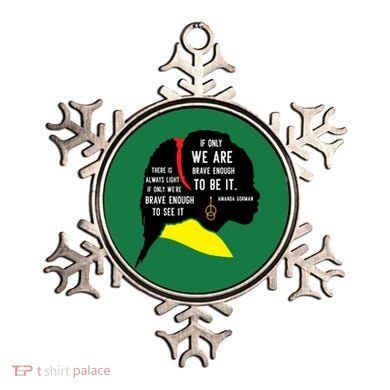 Amanda Gorman For Black History Month Gift Ornament