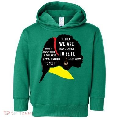 Amanda Gorman For Black History Month Gift Toddler Hoodie