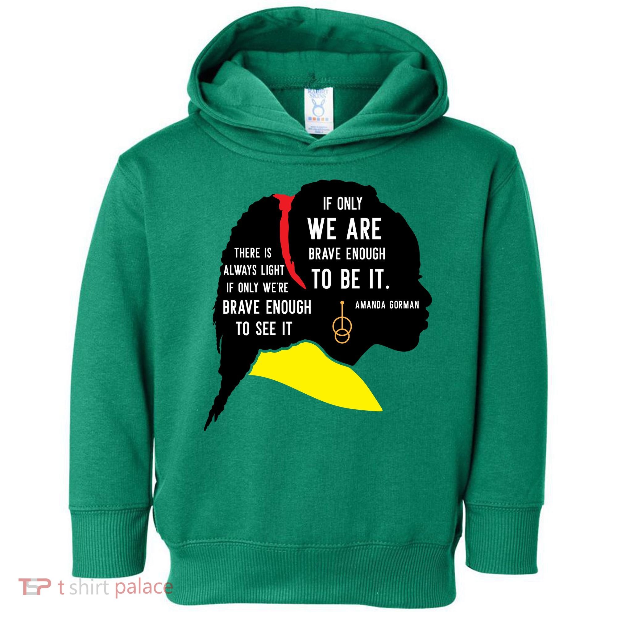 Amanda Gorman For Black History Month Gift Toddler Hoodie