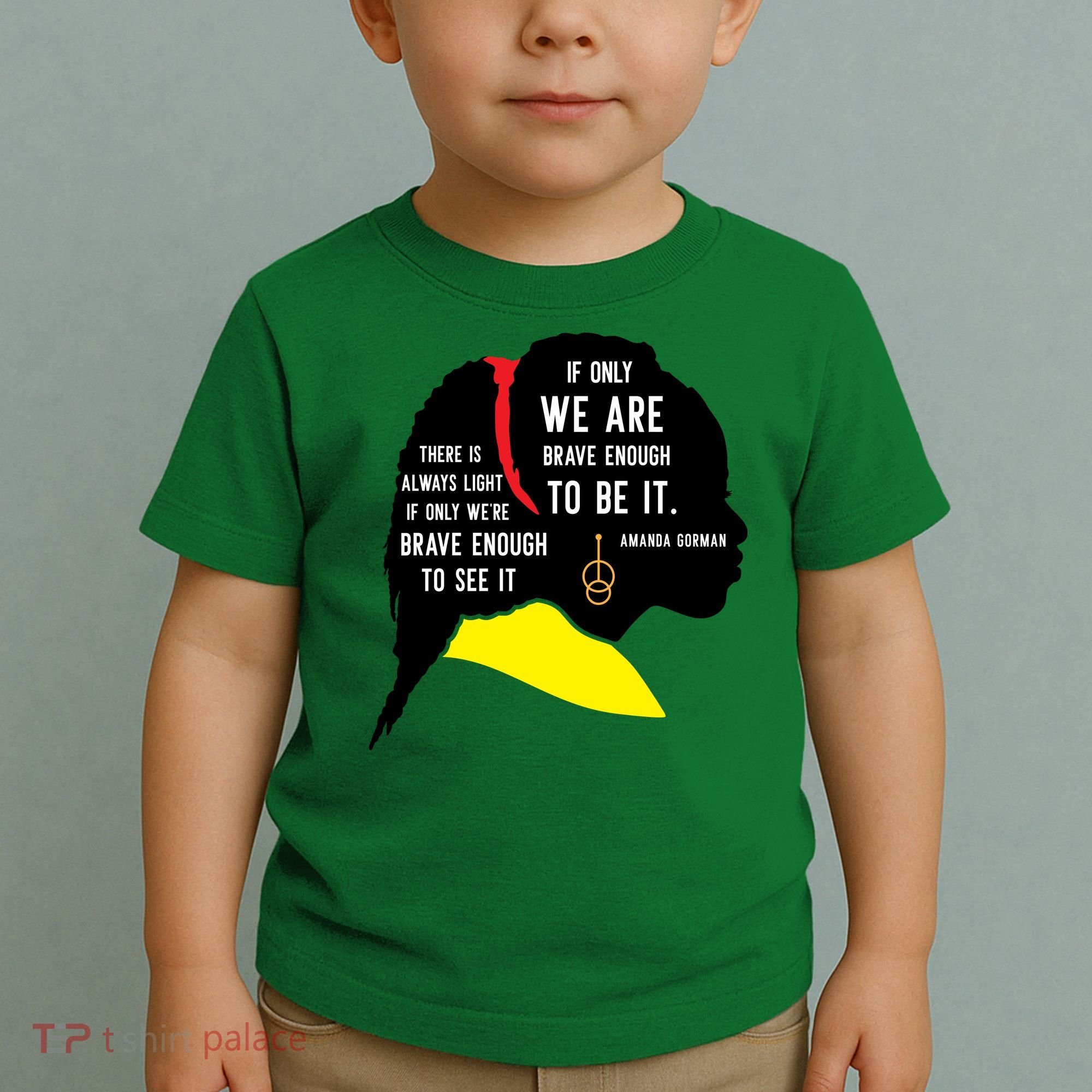 Amanda Gorman For Black History Month Gift Toddler T-Shirt