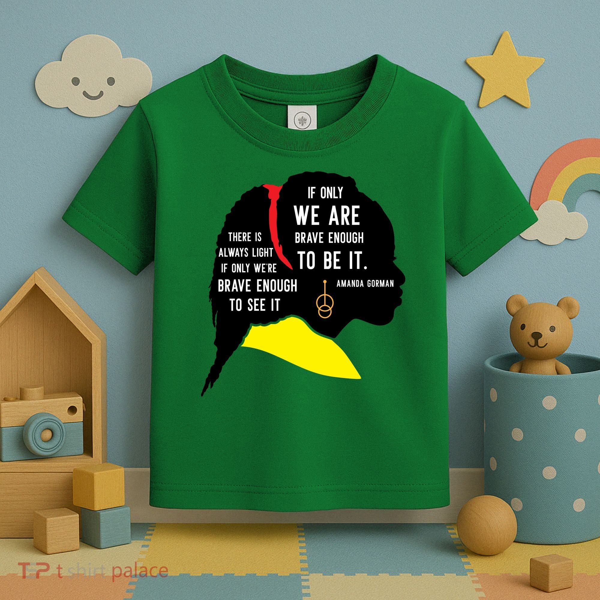 Amanda Gorman For Black History Month Gift Toddler T-Shirt