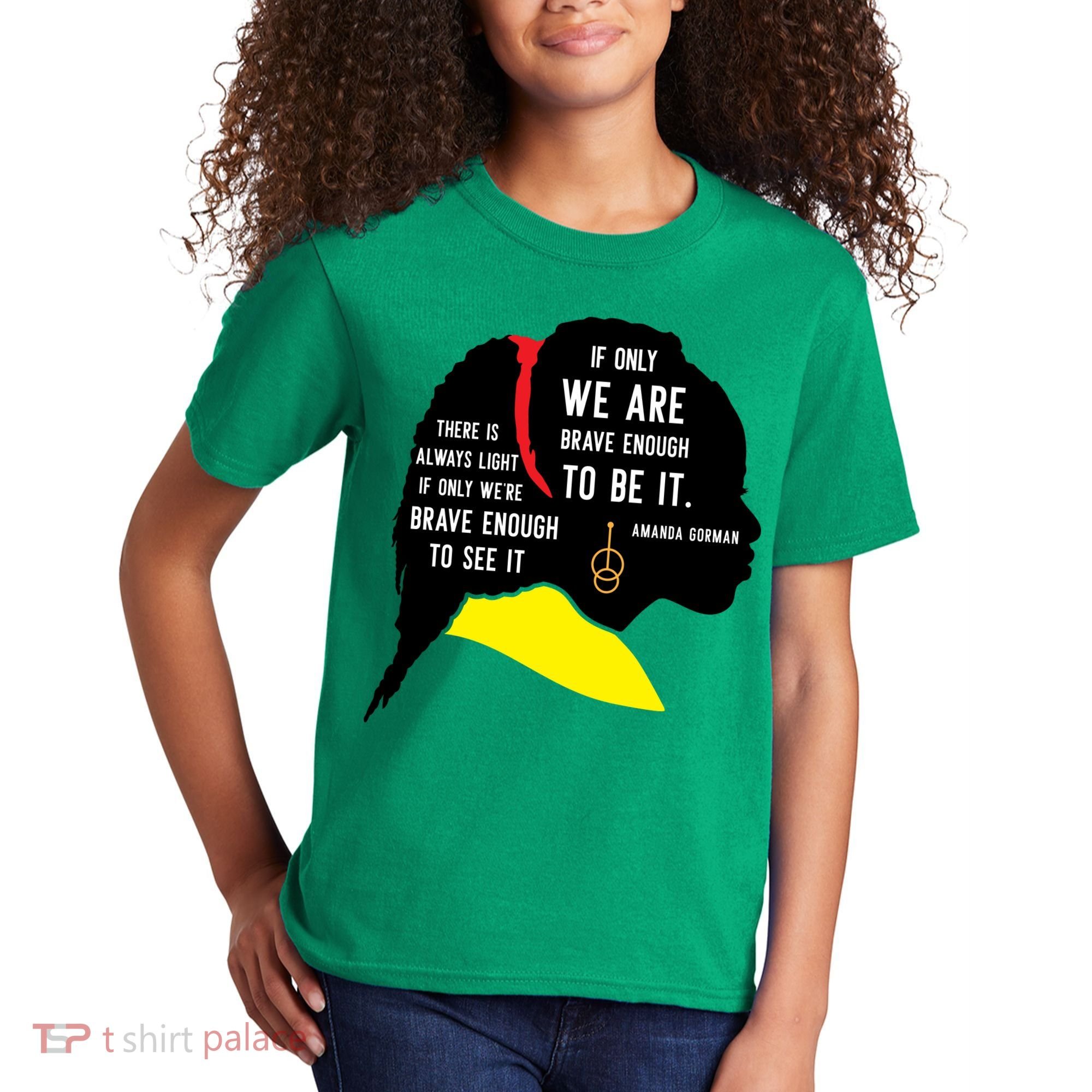 Amanda Gorman For Black History Month Gift Kids T-Shirt