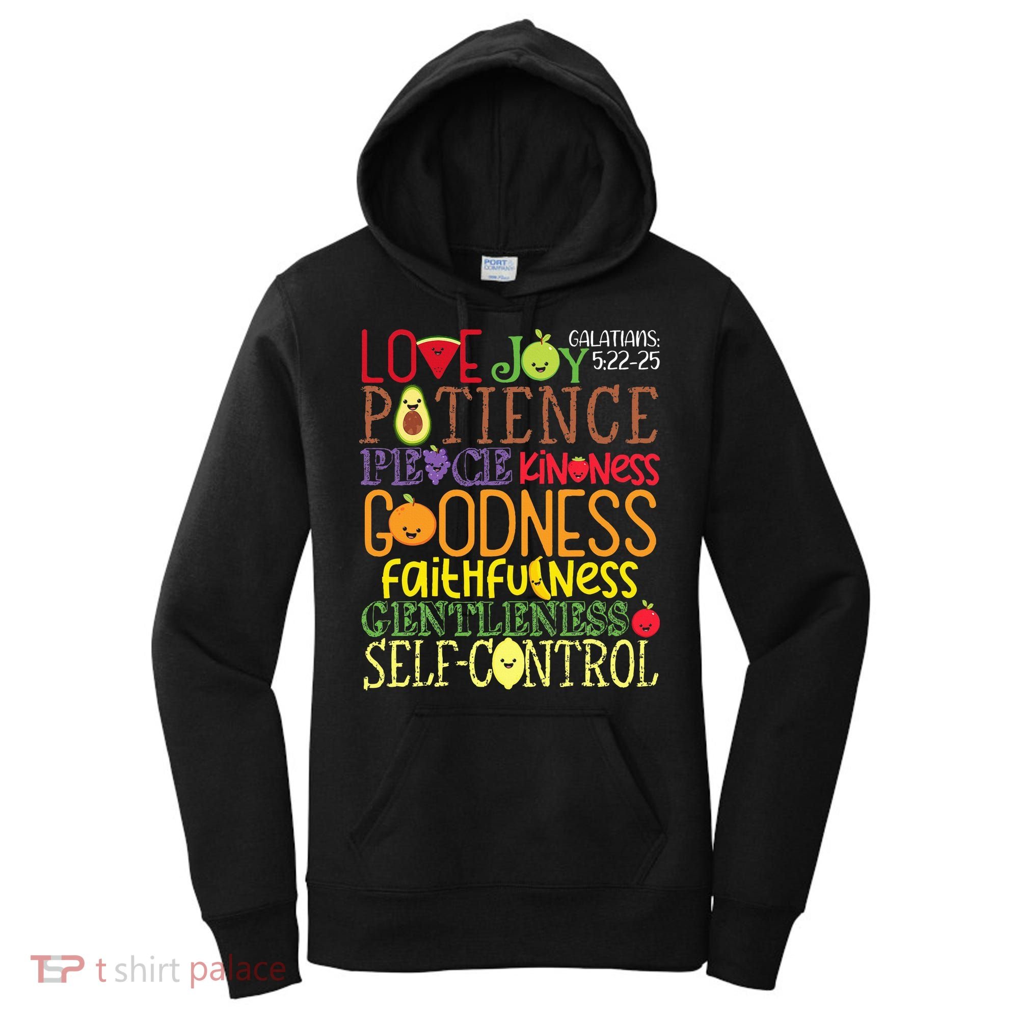 Awesome Galatians Fruit Of The Spirit Religious Verses Women's Hoodie