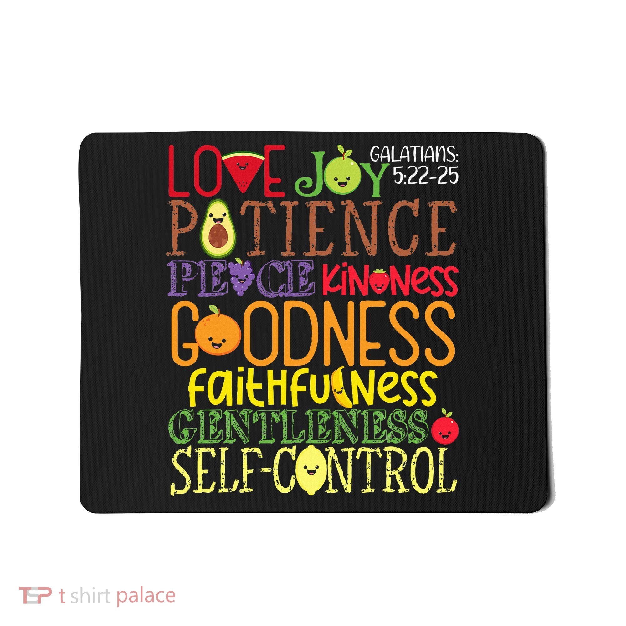 Awesome Galatians Fruit Of The Spirit Religious Verses Mousepad