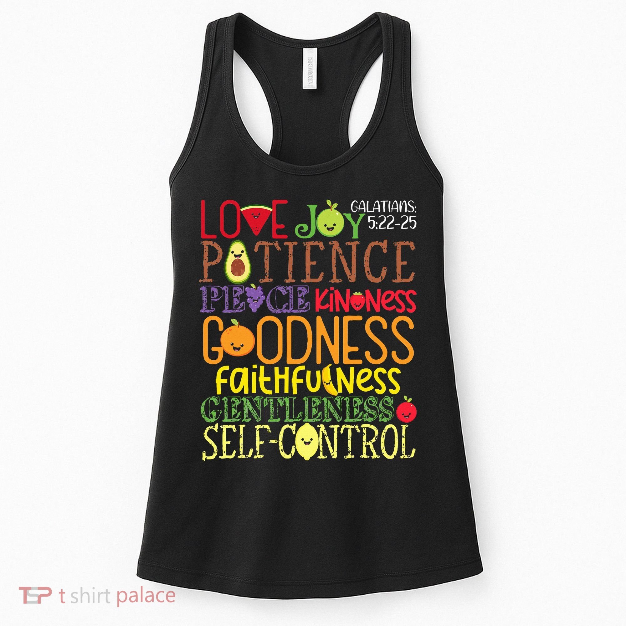 Awesome Galatians Fruit Of The Spirit Religious Verses Women's Tank Top