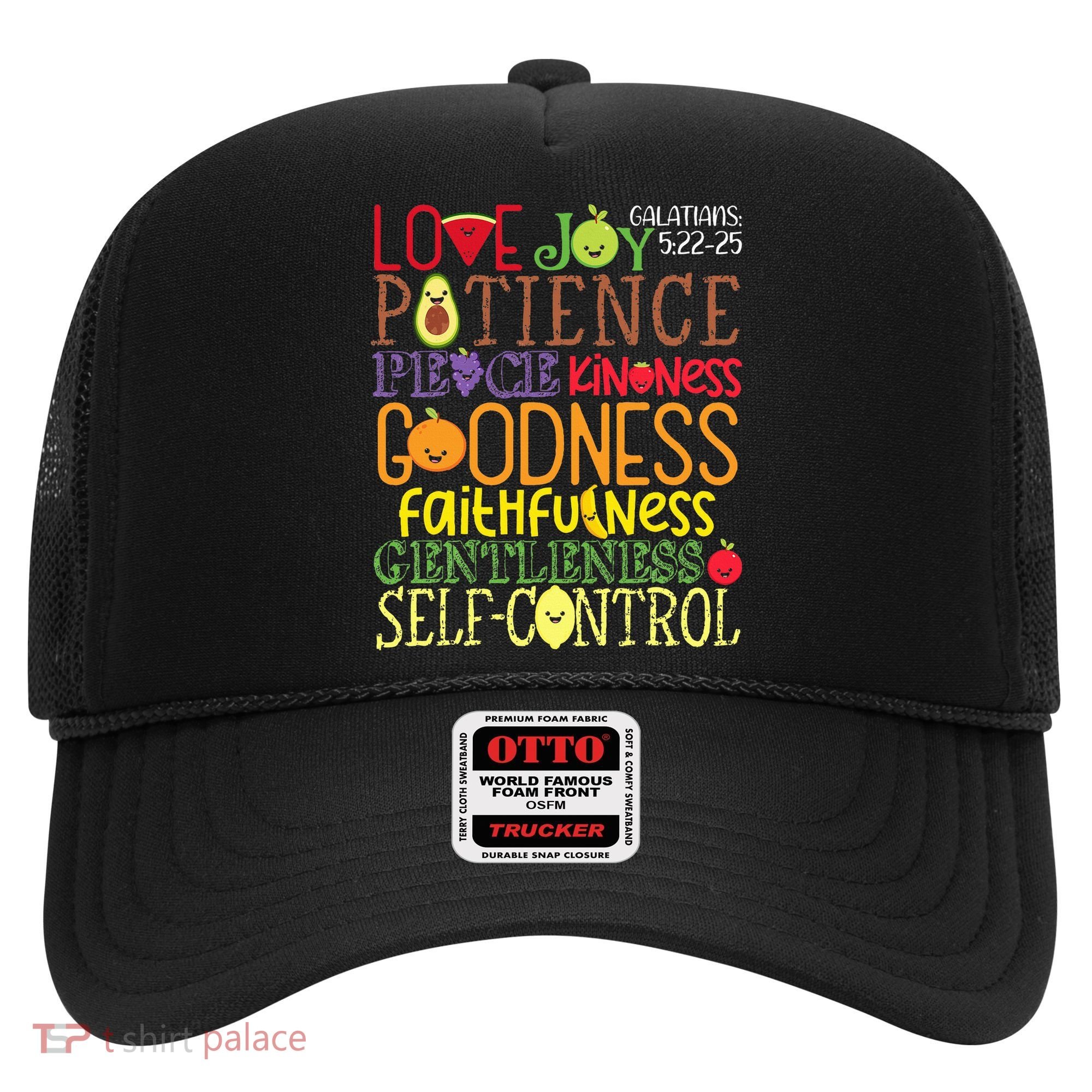Awesome Galatians Fruit Of The Spirit Religious Verses Hat