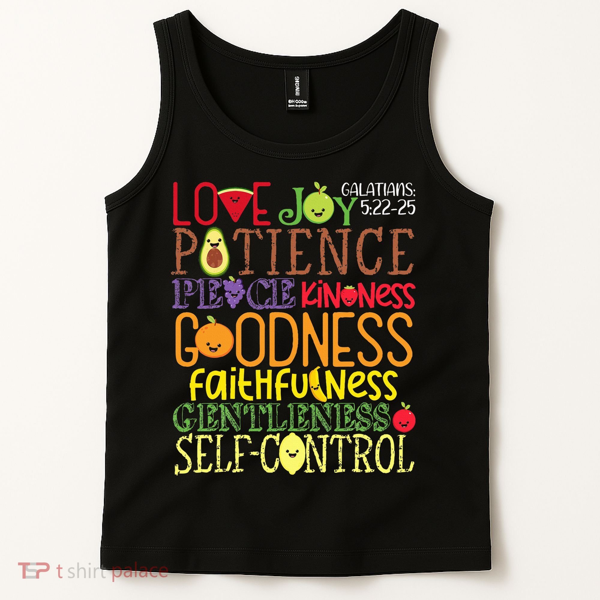 Awesome Galatians Fruit Of The Spirit Religious Verses Tank Top