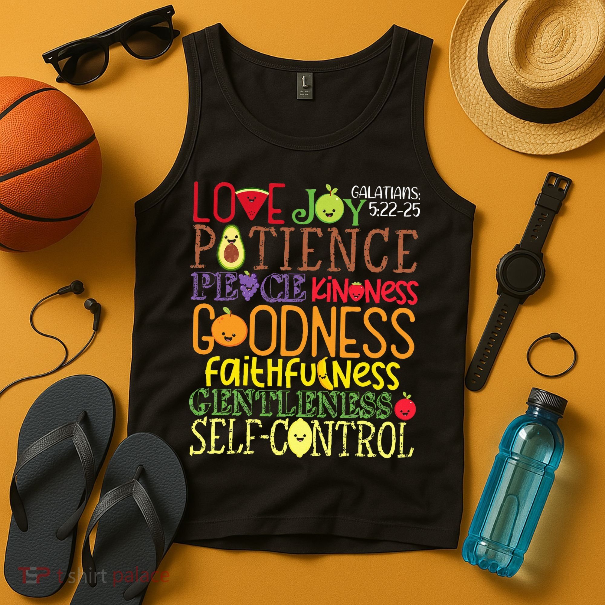 Awesome Galatians Fruit Of The Spirit Religious Verses Tank Top