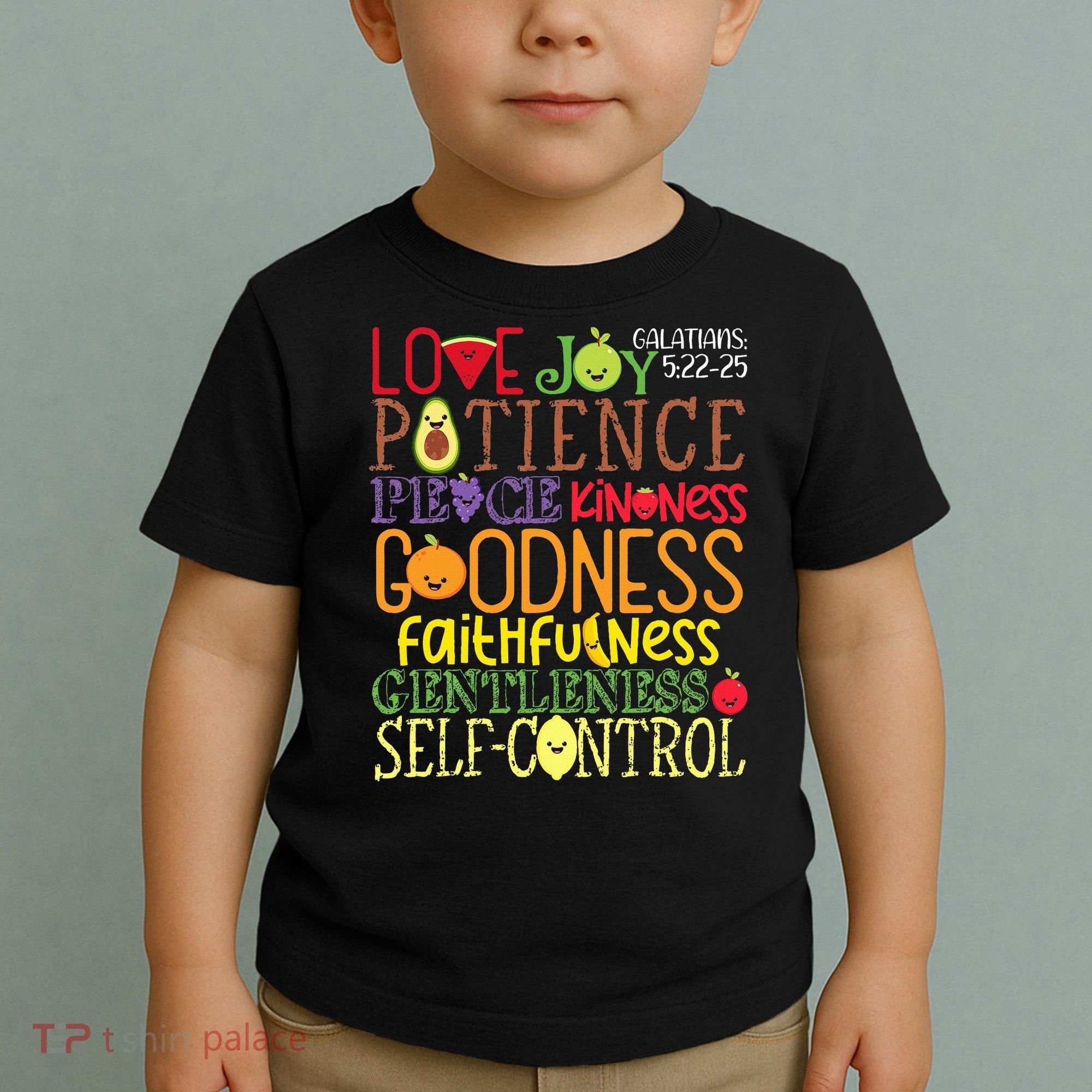 Awesome Galatians Fruit Of The Spirit Religious Verses Toddler T-Shirt