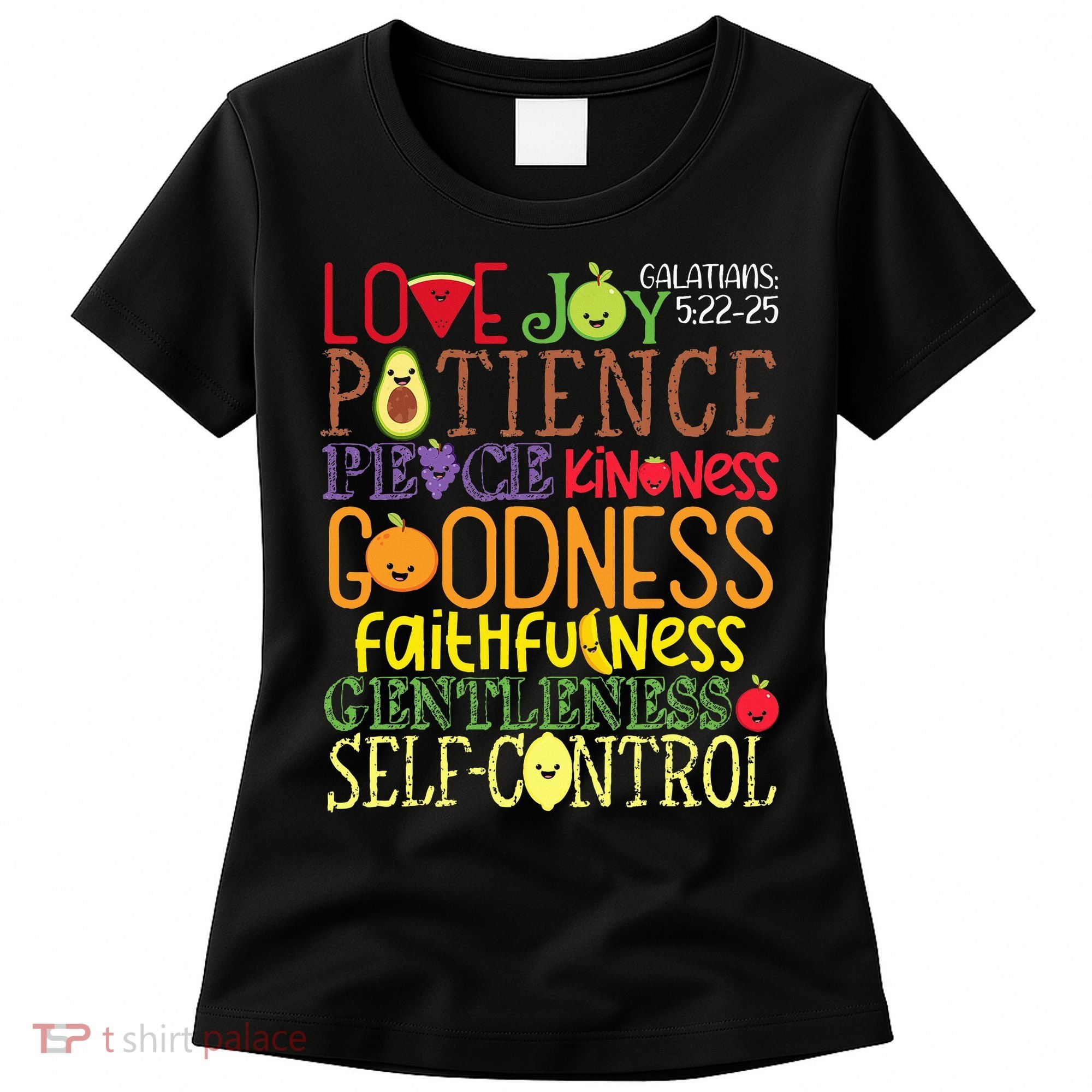 Awesome Galatians Fruit Of The Spirit Religious Verses Women's T-Shirt