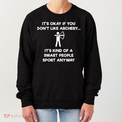 Archery Gift Funny Archery Smart People Women's Sweatshirt