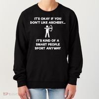 Archery Gift Funny Archery Smart People Women's Sweatshirt thumb 0