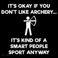 Archery Gift Funny Archery Smart People Ornament thumb 1